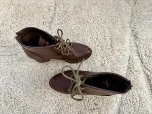 Brown Ankle Booties Size 6 thumbnail 2
