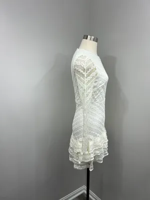 Cream Lace Dress thumbnail 8