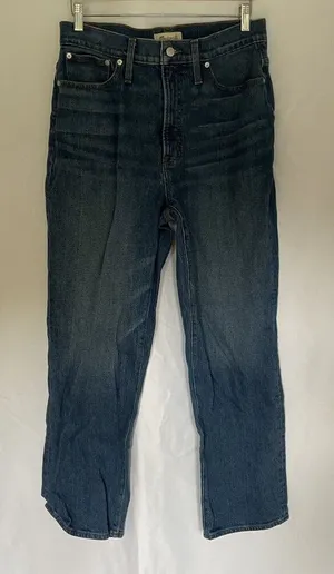 Madewell Womens High-Rise Straight Leg Jeans Size 28 comfortable‎ casual pants thumbnail 1