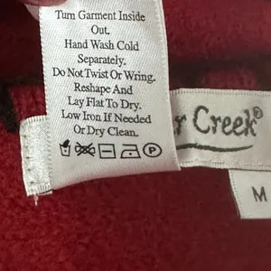 VTG Coldwater Creek Wool Full Zip Vest Size M‎ Snowman Cabincore Ugly Christmas thumbnail 8