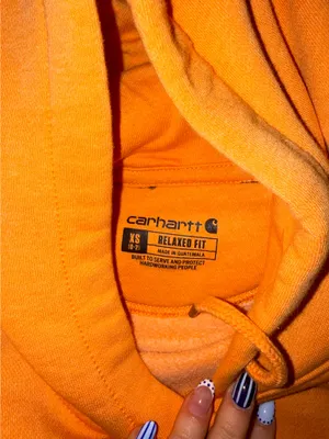 Carhartt Orange Women’s Hoodie thumbnail 3