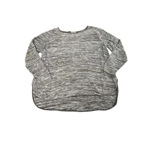 Eileen‎ Fisher Organic Linen Blend Shirt Women's XL Gray Black Lagenlook #AB3-2 thumbnail 2