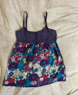 Kirra Collection Medium Floral Purple Tunic thumbnail 1