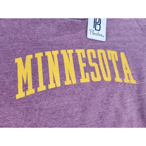 Women's SMALL Pressbox Minnesota Golden Gophers Vintage Wash Pullover Sweatshirt thumbnail 5