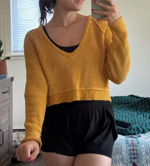 Free People Cropped Sweater thumbnail 2