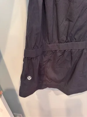 Lululemon Apres Practice Anorak Jacket Coal Grey Pinstripe Size 4 thumbnail 9