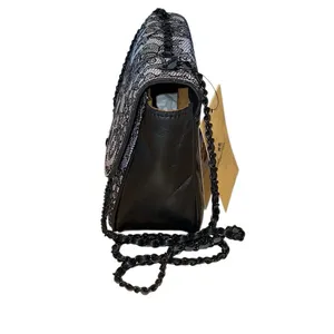 Patricia Nash Womens Chantilly Lace‎ Lorenza Crossbody Bag Black White NWT thumbnail 2