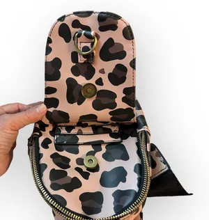 Leopard Print Sling bag/Crossbody Bag-Comes w/Guitar Strap-Bought from a Boutique-NWOT thumbnail 5