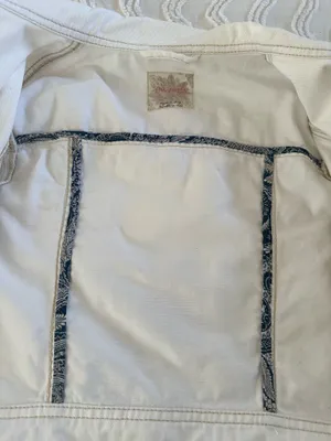 Free People Cropped Denim Jacket thumbnail 3