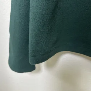 Lands' End Women's Deep Forest‎ Green Fleece Quarter Zip Pull Over Size XL thumbnail 9