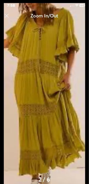 Free People Dream On Maxi. Size medium thumbnail 2