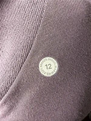 Lululemon Scuba Full Zip Hoodie Dusky Lavender Purple Size 12 thumbnail 5