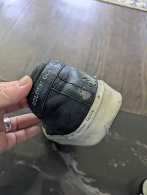 Golden Goose Deluxe Brand Hi Star Black Leather Low Top Sneakers Size 36 thumbnail 7