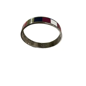 Coach Legacy stripe bangle bracelet thumbnail 4