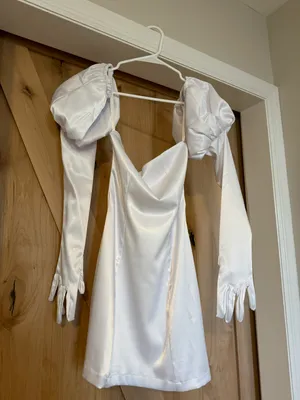 Revolve Eva Strapless Bridal Dress thumbnail 6