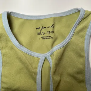 Urban Outfitters Out From Under Green Violetta Seamless Cutout Bra Top XS S thumbnail 2