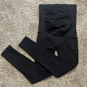 BLANQI Everyday Maternity‎ Belly Support Full Length Black Leggings Small thumbnail 6