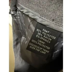 A. Byer Cambridge Gray Stretch Dress Pants Juniors Size 5 Straight Leg thumbnail 5