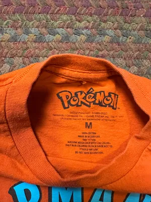 Pokémon Charmander Orange Graphic Tee - Fire Type thumbnail 2