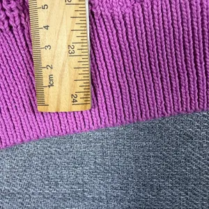 Ann Taylor XL Pink Short Sleeve Bobble Knit Cotton Blend Sweater Business Casual thumbnail 7