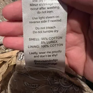 Indigo Desert Floral Button-Down‎ Maxi Dress size small thumbnail 9