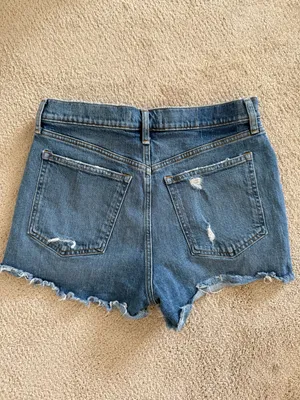 Abercrombie High-Rise Jean Shorts thumbnail 3