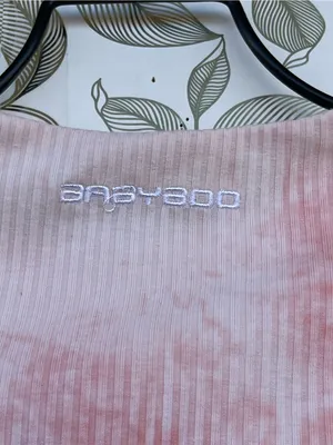 Babyboo Pink Tie Dye Carina Ruched Mini Dress Cotton Blend XS NWT thumbnail 9