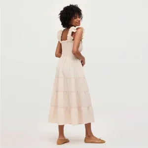 Hill House The Ellie Nap Dress - Sand Crepe thumbnail 2