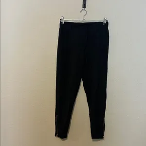 Albion Fit Jetsetter joggers with Gold‎ Zippers black Size XS thumbnail 4