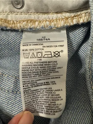 Old Navy High-Waisted Baggy Jean Shorts Light Wash Frayed Cut Offs 2026 Size 10 thumbnail 8