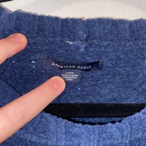 American Eagle Navy Blue Flowy Sweater thumbnail 3