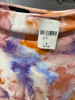 Forever 21 Maxi Skirt Watercolor thumbnail 6