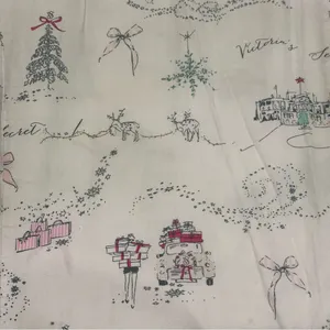 Victoria's Secret Women’s Pajama Bottoms with Pink and White XS thumbnail 7