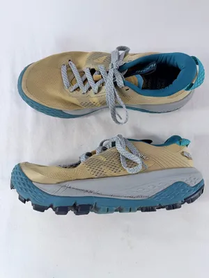 KARHU Ikoni Trail Running Sneaker‎ in New Wheat/Crystal Teal Size 7.5 thumbnail 2