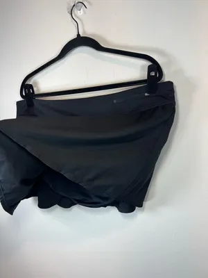 Nike Solid Element Board Skirt Skort Black Activewear Athleisure Zip Pocket XXL thumbnail 11