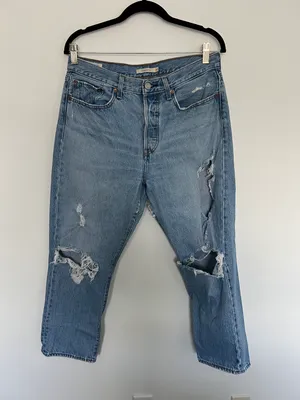 Levi's Wedgie Straight Distressed thumbnail 1