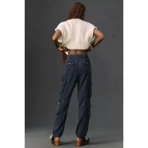 NWT Beach Riot Cassius Pants Dark Navy Blue Size S thumbnail 2