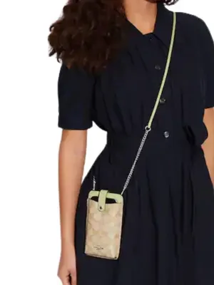 coach Phone Crossbody In Signature Canvas c7397 thumbnail 6