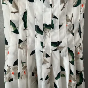 Banana Republic Long‎ Maxi Dress Women's Sz 8 White Floral Sleeveless MSRP $99 thumbnail 3