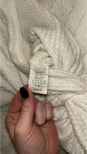 Material Girl Twist Knot White Sweater thumbnail 12
