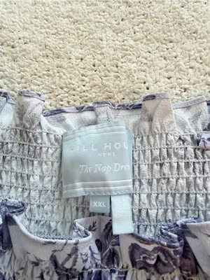 Hill House The Ellie Nap Dress XXL Floral Crepe Lilac Tonal Floral thumbnail 4