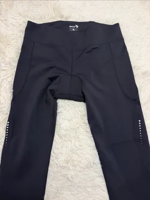 Baleaf Black Cycling Tights with Side Pockets thumbnail 1