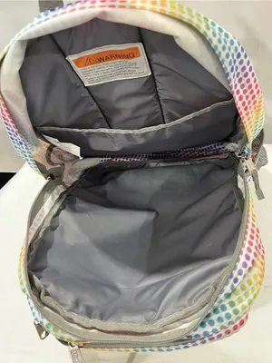 L.L.Bean Deluxe Backpack Book Pack Multicolor Polka-Dots Adjustable Straps thumbnail 11