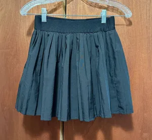 Women's Black Pleated Mini Skort thumbnail 1