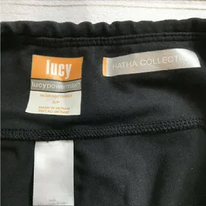 Lucy Black Powermax Hatha Collection Capri Legging Black thumbnail 4