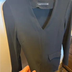 Zara Black V-Neck Jacket thumbnail 9