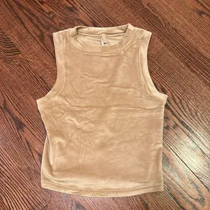 Skims Velour Honey Crew Neck Tank thumbnail 1