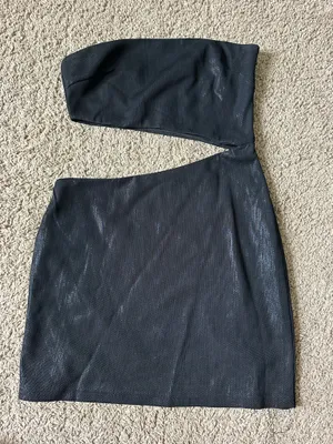 White Fox Black Mini Dresss thumbnail 3