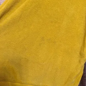 Aerie OFFLINE Chartreuse Green Terry Pullover Mock Neck Half Zip Sweater Small thumbnail 6
