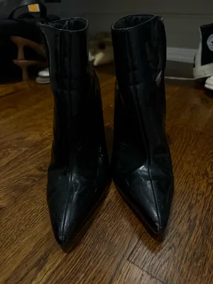 Women’s black ankle boots size 9 thumbnail 2